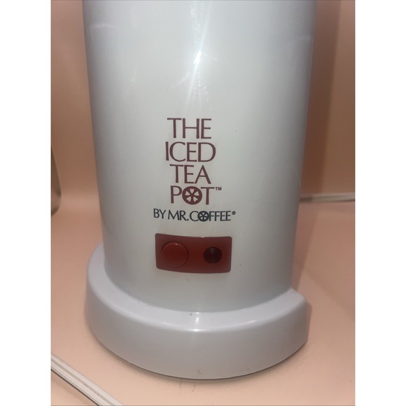 Mr. Coffee Iced Tea Maker 2 QT TM1.5 Red White Base Unit Only No Pitcher - Picture 3 of 12